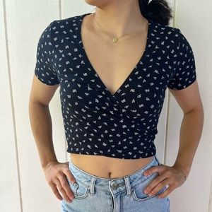 Brandy Melville Wrap Top